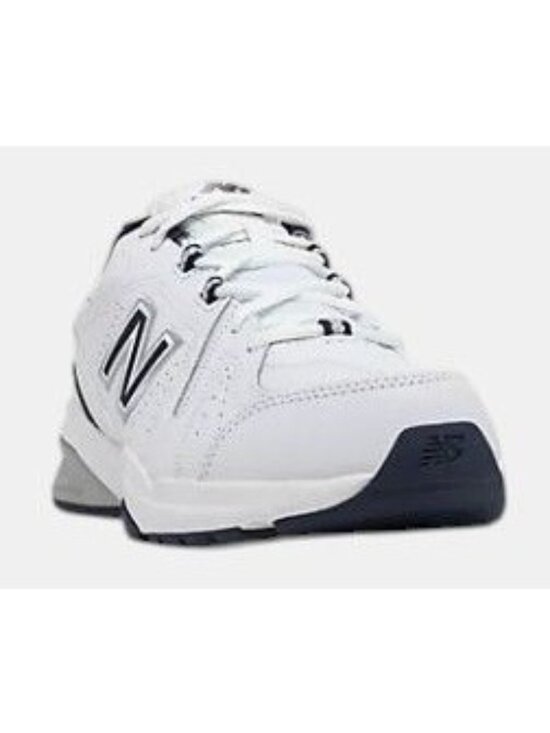 New Balance 608 V5 Training Shoe with ABZORB midsole White/Navy Mens Size 12 NEW main image 2